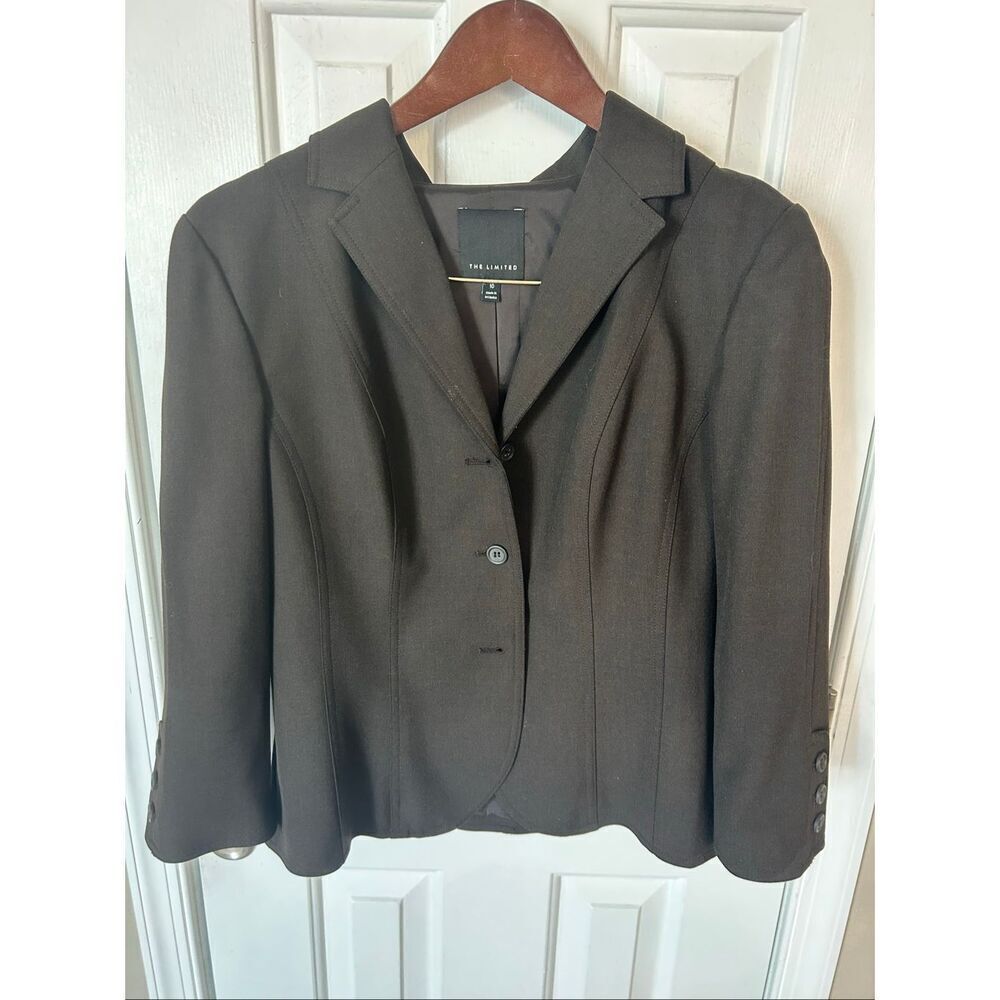 The limited brown blazer size 10 work attire y2k style